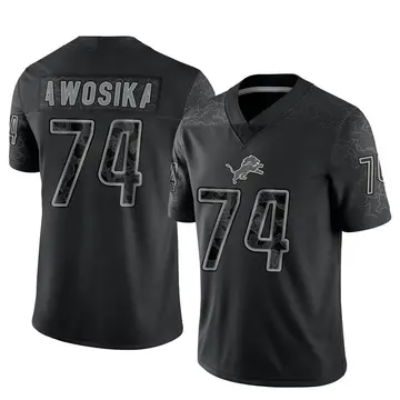 Nike Kayode Awosika Detroit Lions Game Gray Atmosphere Fashion Jersey -  Women's