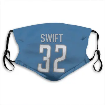 Nike Detroit Lions D'Andre Swift #32 On-Field Home Jersey $90